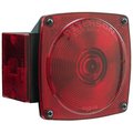 Peterson Manufacturing Stop Turn Tail Light Incandescent Bulb Square Red 434 x 412 With License Light V440L